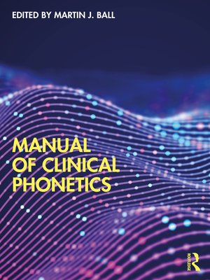 cover image of Manual of Clinical Phonetics